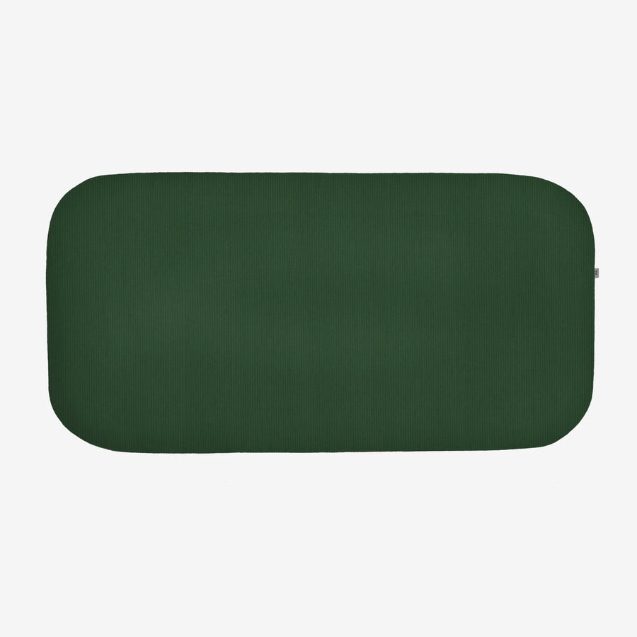 sengegavl 140x70 cm i mørkegrøn fløjl