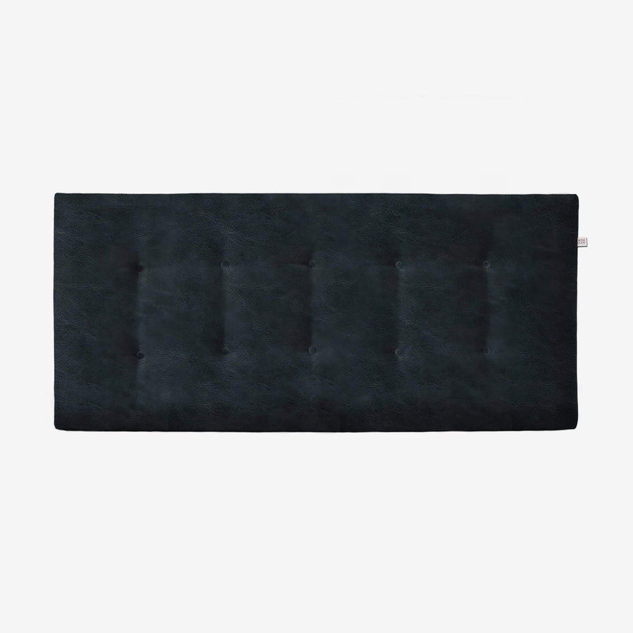 sengegavl 140x60 cm i sort kunstlæder