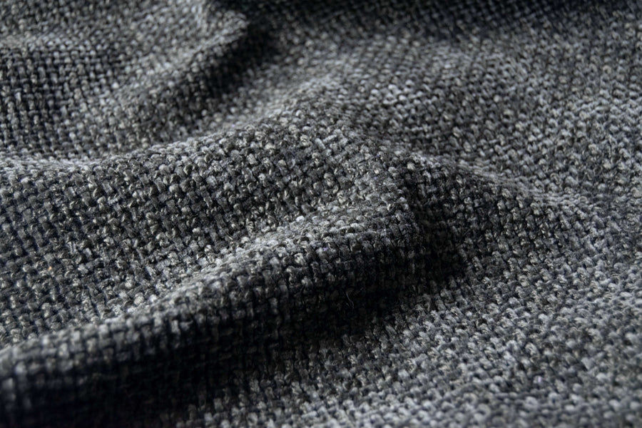 sengegavl møbelstof grov struktureret tekstil